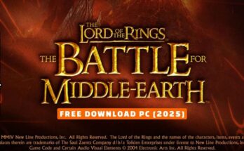 LOTR The Battle For Middle Earth Free Download PC Full Version 2025 - Gametrex